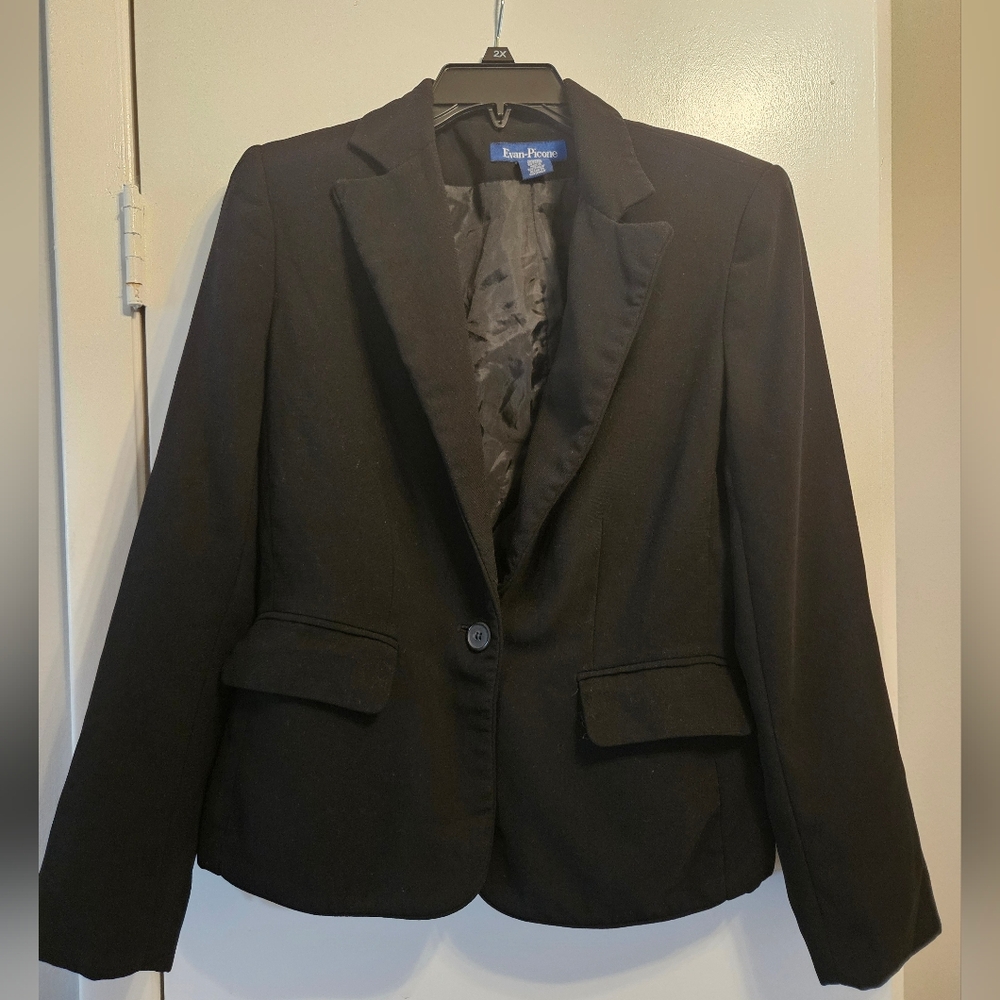 Evan Picone Women's Classic Black Suit Jacket